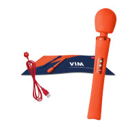 Вибромассажер Fun Factory VIM Vibrating Wand sunrise orange, супермощный и легкий, до 6 часов работы — Просмотреть изображение 8