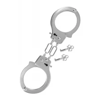 Строгі металеві наручники Fetish Tentation Soft adjustable metal wrist cuffs — Переглянути зображення 1