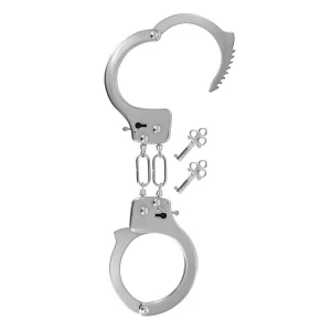 Строгі металеві наручники Fetish Tentation Soft adjustable metal wrist cuffs