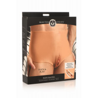 Накладна вагіна Master Series Silicone Vagina + Butt Panties - Small — Переглянути зображення 9