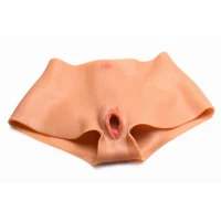 Накладна вагіна Master Series Silicone Vagina + Butt Panties - Small — Переглянути зображення 1