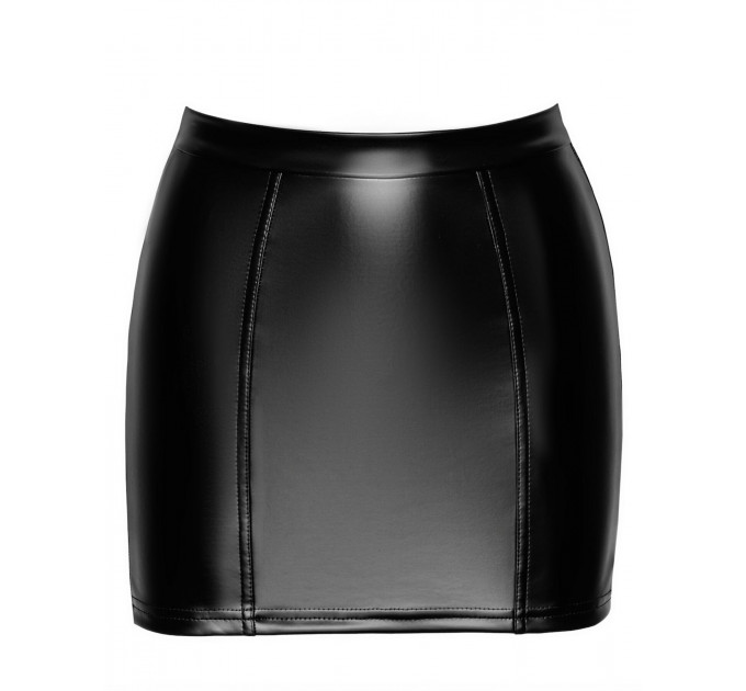 Спідниця Noir Handmade F341 Powerwetlook and lace skirt - XL