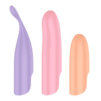 Набор 4-в-1 Satisfyer Playful Four, вибратор и 4 насадки, 12 режимов — Просмотреть изображение 6