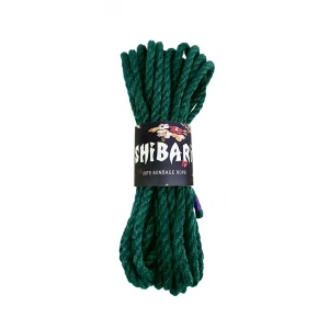 Джутова мотузка для шибарі Feral Feelings Shibari Rope, 8 м зелена