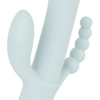 Вибратор-кролик Good Vibes Only - SAGE Triple Stimulation Vibe Soft Silicone - Blue