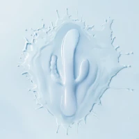 Потрійний вібратор Good Vibes Only – SAGE Triple Stimulation Vibe Soft Silicone – Blue, манливий рух — Переглянути зображення 10