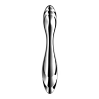 Металевий дилдо Satisfyer Pure Gravity 2, двосторонній, можна нагрівати й охолоджувати, дуже важкий — Просмотреть изображение 3