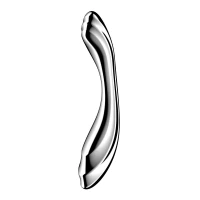 Металевий дилдо Satisfyer Pure Gravity 2, двосторонній, можна нагрівати й охолоджувати, дуже важкий — Просмотреть изображение 2