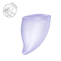 Менструальна чаша Fun Factory FUN CUP SIZE A Purple, багаторазова, діаметр 4 см, об’єм 20 мл — Переглянути зображення 3