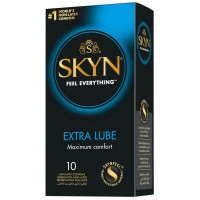 Безлатексні преміум-презервативи SKYN Extra Lube 10 шт, на 40 % більше змазки