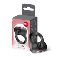 Эрекционное виброкольцо Fun Factory Steady Black — Просмотреть изображение 4