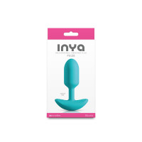 Анальна пробка з вібрацією NS Novelties INYA - Pulse - Teal — Переглянути зображення 3