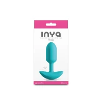 Анальна пробка з вібрацією NS Novelties INYA - Pulse - Teal — Переглянути зображення 3