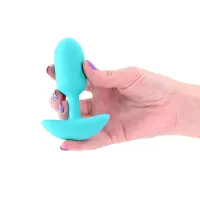 Анальна пробка з вібрацією NS Novelties INYA - Pulse - Teal — Переглянути зображення 2