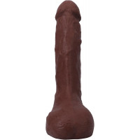 Фалоімітатор, що кінчає Doc Johnson The Realistic Cock ULTRASKYN - Squirting 9,5 Inch Chocolate — Переглянути зображення 4