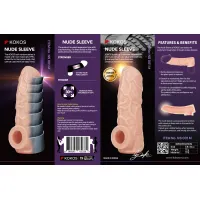 Насадка на член Kokos Nude Sleeve NS 001 S — Переглянути зображення 6