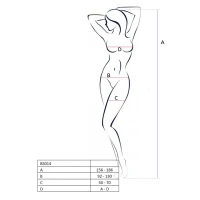 Бодістокінг Passion BS014 red, комбінезон, велика сітка — Переглянути зображення 4