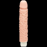 Фалоімітатор Doc Johnson The D: Shakin D 9 Inch Vibro ULTRASKYN, діаметр 3,8 см, плавне регулювання