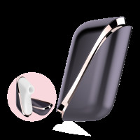 Вакуумний кліторальний стимулятор Satisfyer Traveler, корпус-чохол на магнітах