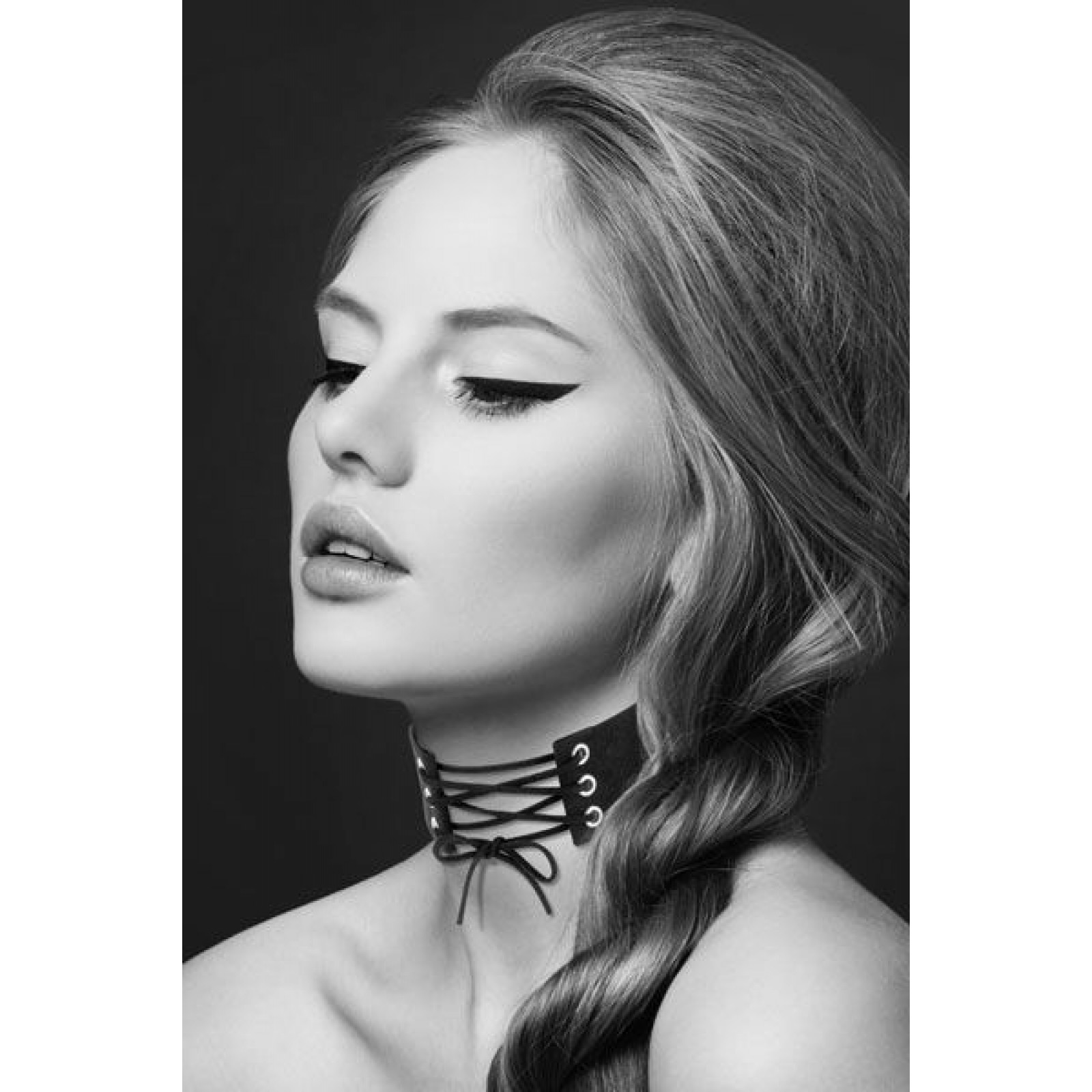 Чокер зі шнурівкою Bijoux Pour Toi - LACET, екошкіра