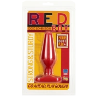 Анальна пробка Doc Johnson Red Boy - Medium 5.5 Inch, макс. діаметр 4 см — Переглянути зображення 2