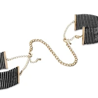 Наручники Bijoux Indiscrets Desir Metallique Handcuffs - Black, металеві, стильні браслети — Просмотреть изображение 2