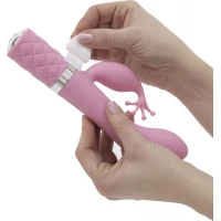 Розкішний вібратор-кролик Pillow Talk - Kinky Pink з кристалом Сваровські, потужний — Просмотреть изображение 6