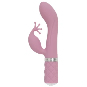Розкішний вібратор-кролик Pillow Talk - Kinky Pink з кристалом Сваровські, потужний