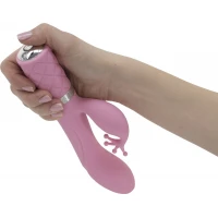 Розкішний вібратор-кролик Pillow Talk - Kinky Pink з кристалом Сваровські, потужний — Просмотреть изображение 4