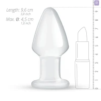 Скляна анальна пробка Gildo Glass Buttplug No. 25 — Переглянути зображення 3