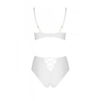 Еротичний комплект з малюнком Passion LOVELIA BIKINI L/XL, white
