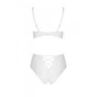Еротичний комплект з малюнком Passion LOVELIA BIKINI L/XL, white — Просмотреть изображение 4