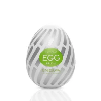 Мастурбатор-яйце Tenga Egg Brush з рельєфом у вигляді великої щетини — Переглянути зображення 1