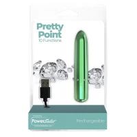 Віброкуля PowerBullet - Pretty Point Rechargeable Bullet Teal — Переглянути зображення 6