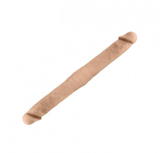 Фаллоимитатор двусторонний SIlexD Billy-Joe Double Dong S Flesh, двухслойный, силикон+Silexpan