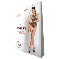 Бодістокінг у велику сітку Passion BS087 black, відкрита спина, халтер, з доступом — Переглянути зображення 8