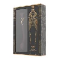 Смартвібратор 3в1 Zalo — Queen Set Wine Red, пульсівна перлина та вакуум, кристал Swarovski — Переглянути зображення 11