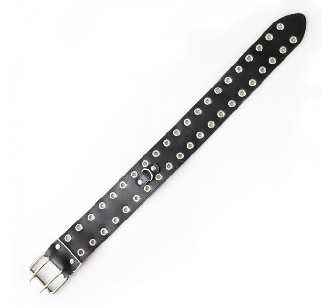 Нашийник Art of Sex - Tessa, натуральна шкіра, колір чорний