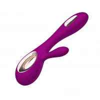 Вібратор-кролик LELO Soraya Wave Deep Rose, манливі рухи стовбура — Переглянути зображення 6
