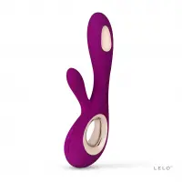 Вібратор-кролик LELO Soraya Wave Deep Rose, манливі рухи стовбура — Переглянути зображення 1