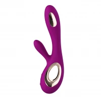 Вібратор-кролик LELO Soraya Wave Deep Rose, манливі рухи стовбура — Переглянути зображення 4