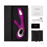 Вібратор-кролик LELO Soraya Wave Deep Rose, манливі рухи стовбура — Переглянути зображення 12