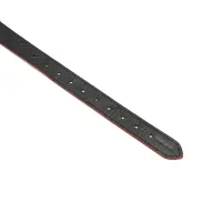 Силіконовий кляп Liebe Seele Wine Red Ball Gag, діаметр кульки 4,3 см, ремінь із натуральної шкіри — Переглянути зображення 4