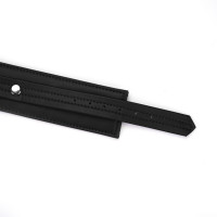 Поножі Liebe Seele Black Organosilicon Anklecuffs, екошкіра