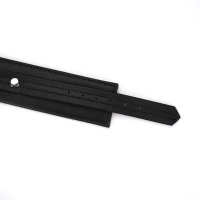 Поножі Liebe Seele Black Organosilicon Anklecuffs, екошкіра — Переглянути зображення 4