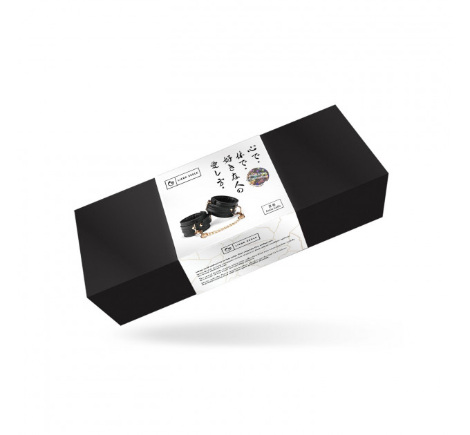 Поножі Liebe Seele Black Organosilicon Anklecuffs, екошкіра