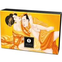 Смачна пудра для оральних пестощів Shunga Body Powder Luscious Mango, 75 г, аромат манго — Просмотреть изображение 4