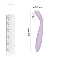 Тонкий смарт-вібратор точки G Svakom Cici 2 Lilac, підігрів до 38 °C — Переглянути зображення 3