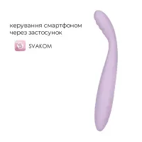 Тонкий смарт-вібратор точки G Svakom Cici 2 Lilac, підігрів до 38 °C — Переглянути зображення 2