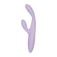 Тонкий кролик-вібратор Svakom Cici+ 2 Lilac, керування зі смартфона, підігрів до 38 °C — Переглянути зображення 1